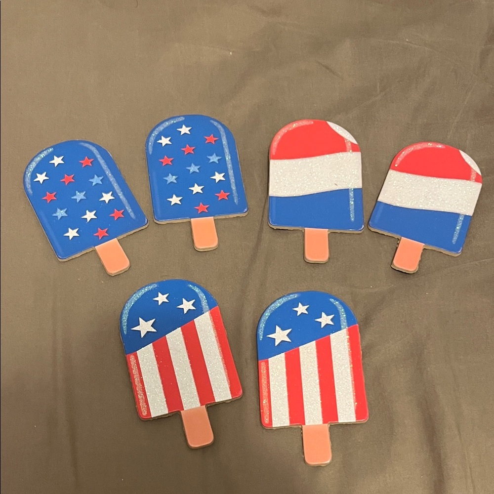 Patriotic Popsicle decorations